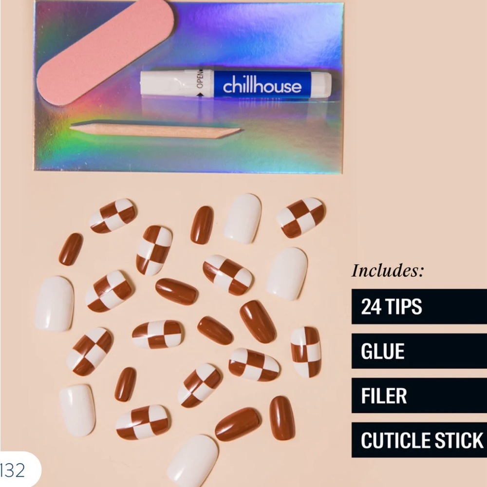 Urban Outfitters Chillhouse Chill Tips Modern Press On Nail Tips “Want S’more” - Picture 11 of 11